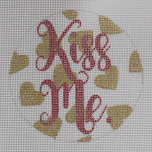 click here to view larger image of Kiss Me (hand painted canvases)