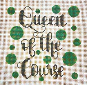 click here to view larger image of Queen of the Course (hand painted canvases)