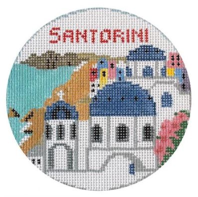 click here to view larger image of Santorini (hand painted canvases)