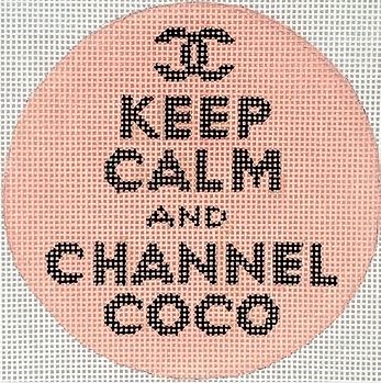 click here to view larger image of Keep Calm and Channel Coco (hand painted canvases 2)