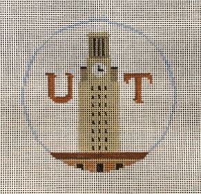 click here to view larger image of University of Texas Clock Tower (hand painted canvases)
