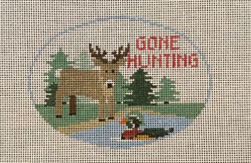 click here to view larger image of Gone Hunting (hand painted canvases)
