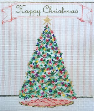 click here to view larger image of Happy Christmas (hand painted canvases)