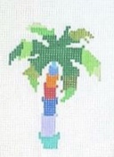 click here to view larger image of Palm Tree (hand painted canvases)