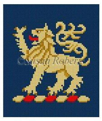 click here to view larger image of Heraldry Lion (hand painted canvases)