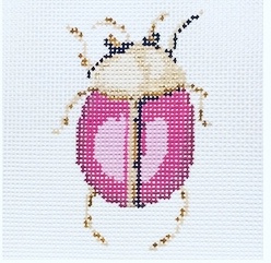 click here to view larger image of Scarab Collection - Pink (hand painted canvases)