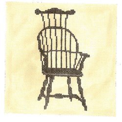 click here to view larger image of Windsor Chair I (hand painted canvases)