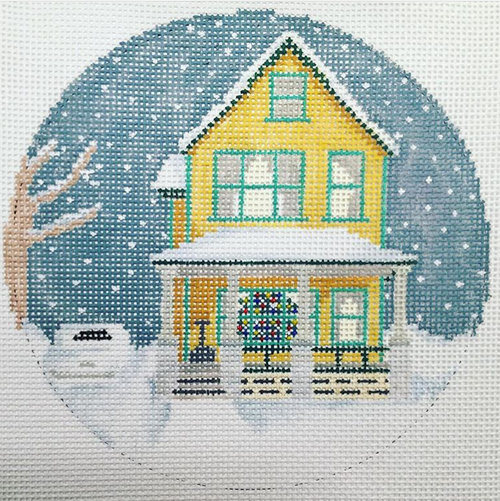 click here to view larger image of Plum Christmas - A Christmas Story House (hand painted canvases)