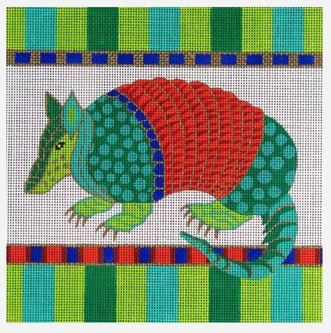 click here to view larger image of Small Armadillo (hand painted canvases)