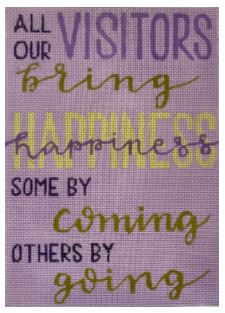 click here to view larger image of Visitor Happiness (hand painted canvases)