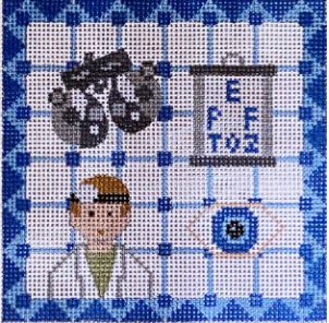 click here to view larger image of Optometry Square  (hand painted canvases)