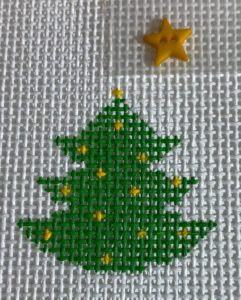 click here to view larger image of Mini - Christmas Tree (hand painted canvases)