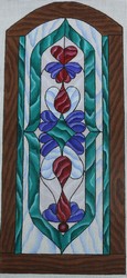 click here to view larger image of Stained Glass (hand painted canvases)