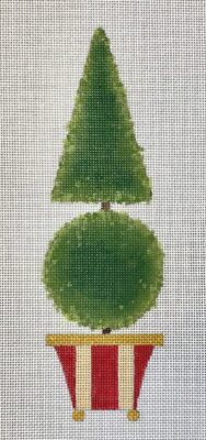 click here to view larger image of Cone Topiary  (hand painted canvases)