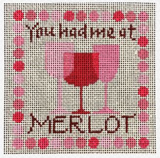 click here to view larger image of Merlot (hand painted canvases)