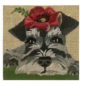 click here to view larger image of Schnauzer (hand painted canvases)