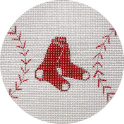click here to view larger image of Red Sox Baseball (hand painted canvases)