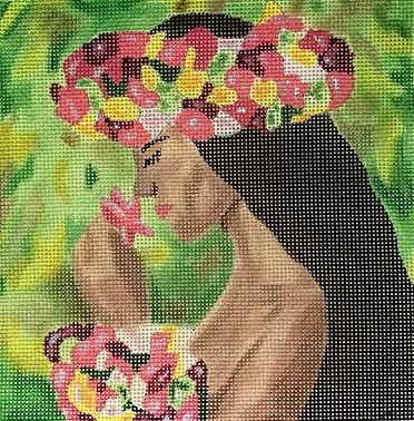 click here to view larger image of Hawaiian Girl (hand painted canvases)