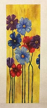 click here to view larger image of Long Yellow Bouquet (hand painted canvases)