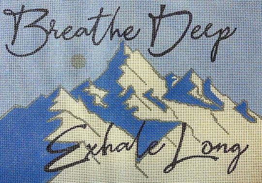 click here to view larger image of Breathe Deep Exhale Long (hand painted canvases)