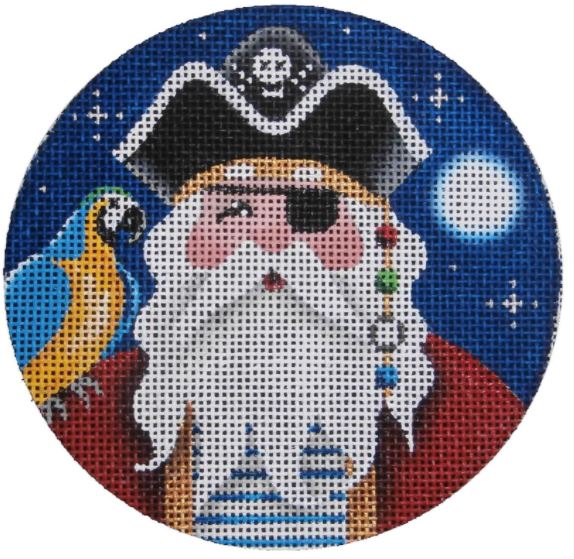click here to view larger image of Captain Clause  (hand painted canvases)