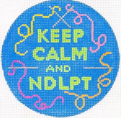 click here to view larger image of Keep Calm and NDLPT (hand painted canvases 2)