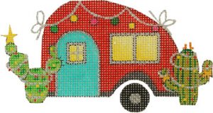click here to view larger image of Camper w/Cactus (hand painted canvases)