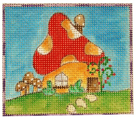 click here to view larger image of Tiny Toadstool House 1 (hand painted canvases)