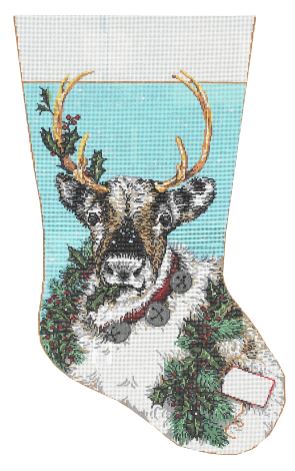 click here to view larger image of Yummy Stocking (hand painted canvases)