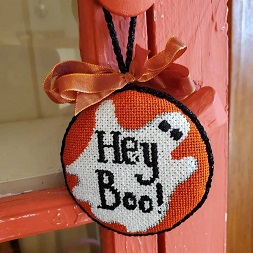 click here to view larger image of Hey Boo ! (hand painted canvases)
