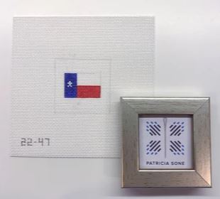 click here to view larger image of Texas Flag w/Frame (hand painted canvases)