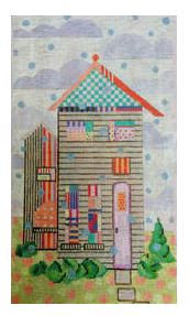 click here to view larger image of Gray House (hand painted canvases)