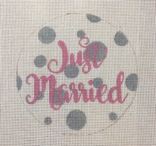 click here to view larger image of Just Married (hand painted canvases)