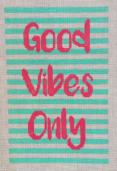 click here to view larger image of Good Vibes Only (hand painted canvases)