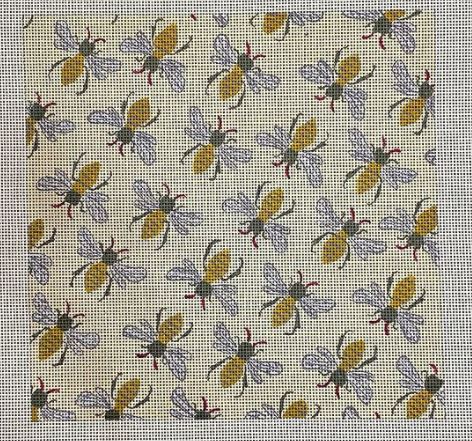 click here to view larger image of Bees (hand painted canvases)