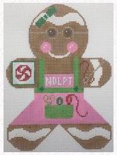 click here to view larger image of Gingerbread Stitcher (hand painted canvases)