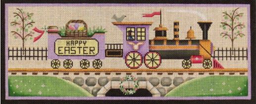 click here to view larger image of Easter Train (hand painted canvases)