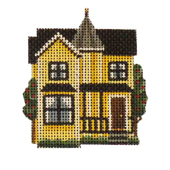 click here to view larger image of Yellow Cottage (hand painted canvases)