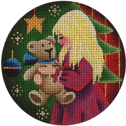 click here to view larger image of Teddy Christmas (hand painted canvases)