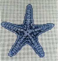 click here to view larger image of Box Tops - Blue Starfish (hand painted canvases)