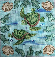 click here to view larger image of Sea Turtles (hand painted canvases)