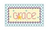 click here to view larger image of Tiny Inspirations - Grace (hand painted canvases)