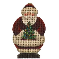 click here to view larger image of Tree Santa (hand painted canvases)