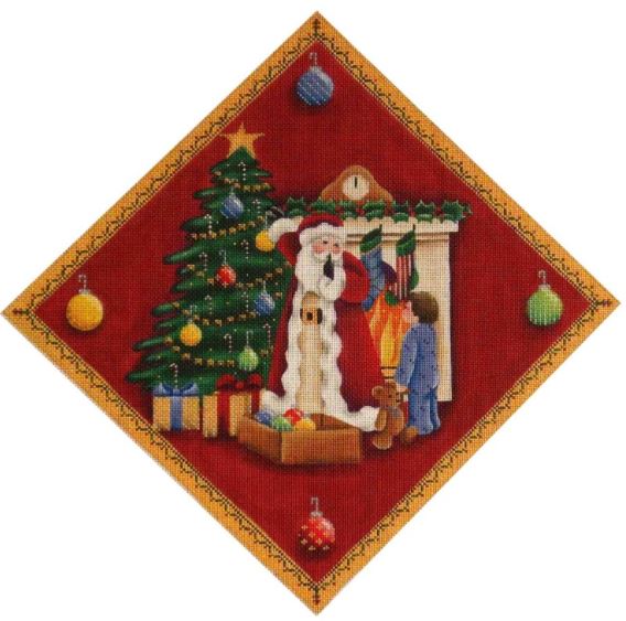 click here to view larger image of Christmas Decorations (hand painted canvases)