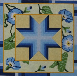 click here to view larger image of Morning Quilt (hand painted canvases)