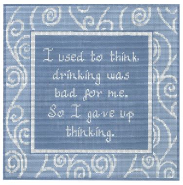 click here to view larger image of Thinking (hand painted canvases)