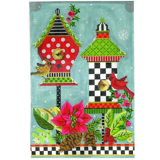 click here to view larger image of Winter Birdhouse Embellishment Kit (accessories)