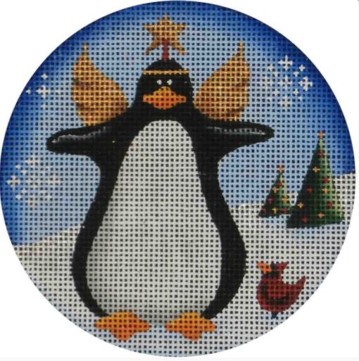 click here to view larger image of Angel Penguin (hand painted canvases)