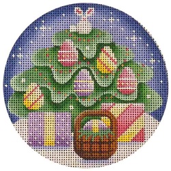 click here to view larger image of April Ornament (hand painted canvases)