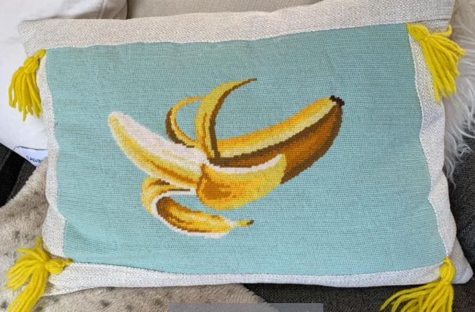 click here to view larger image of Banana (hand painted canvases)